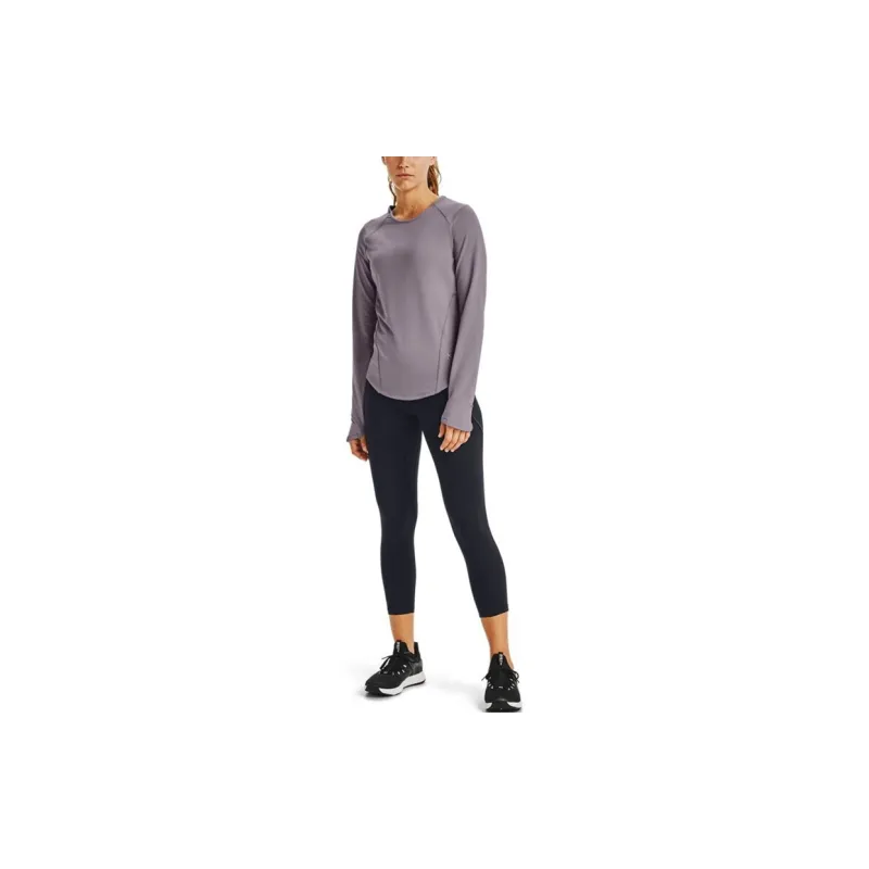 Under Armour Raglan Sleeve T Shirt Women's Light Purple-2