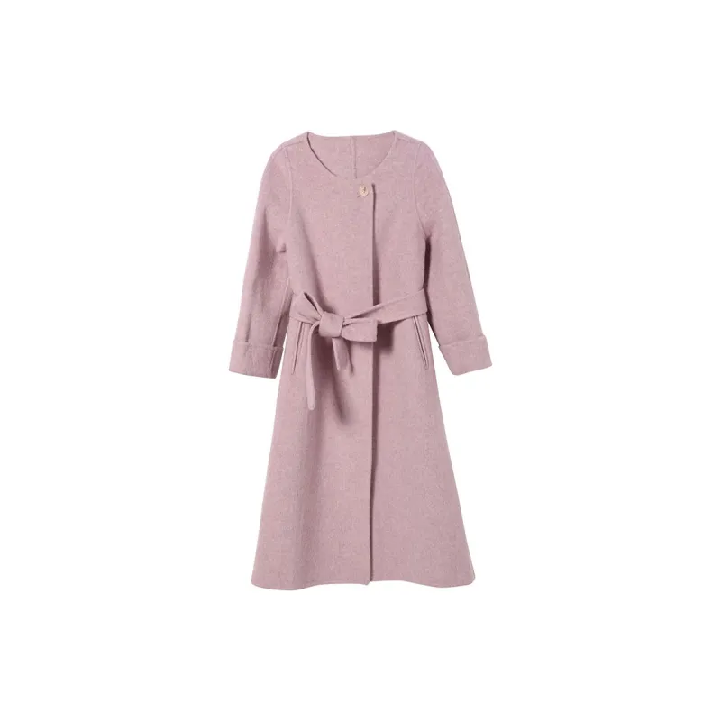 Fele.d Coat Women's Pink Purple-1