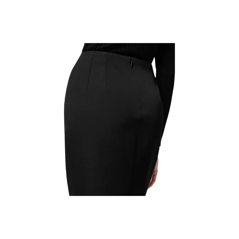 VERSACE Grain De Poudre Pencil Midi Skirt 'Black'-4