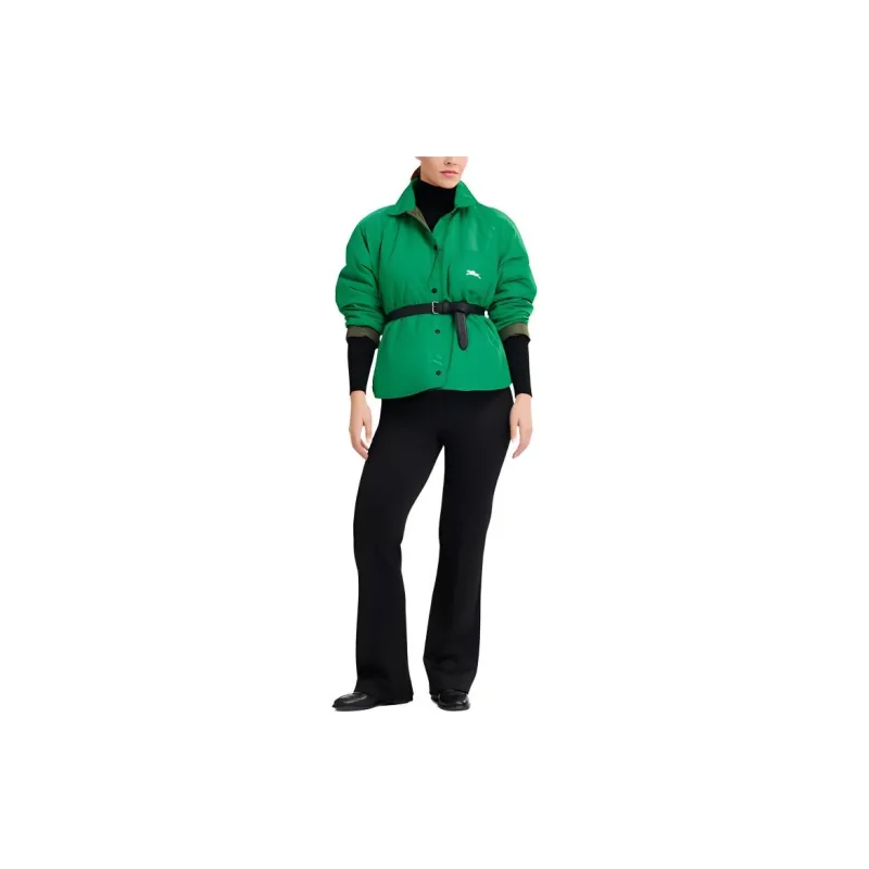 LONGCHAMP Jackets Coats Women's Green-2