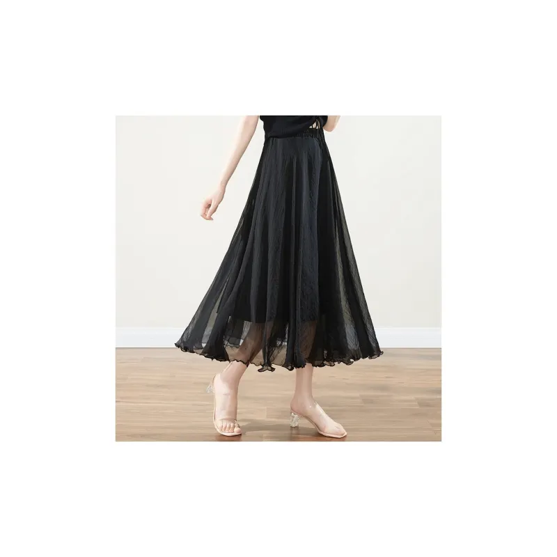 TOUCH Casual Long Skirts Women's-12