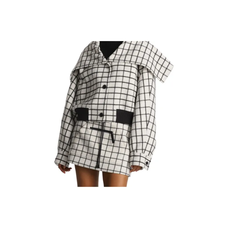 DIOR FW24 Casual Short Skirts Women's Black White-3