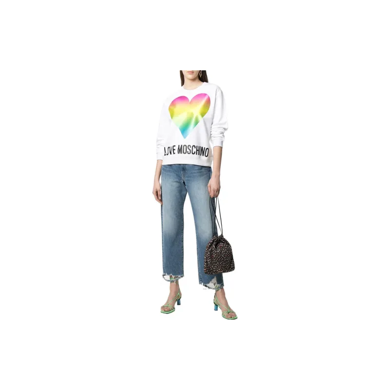 LOVE MOSCHINO Sweatshirts Women's White-1