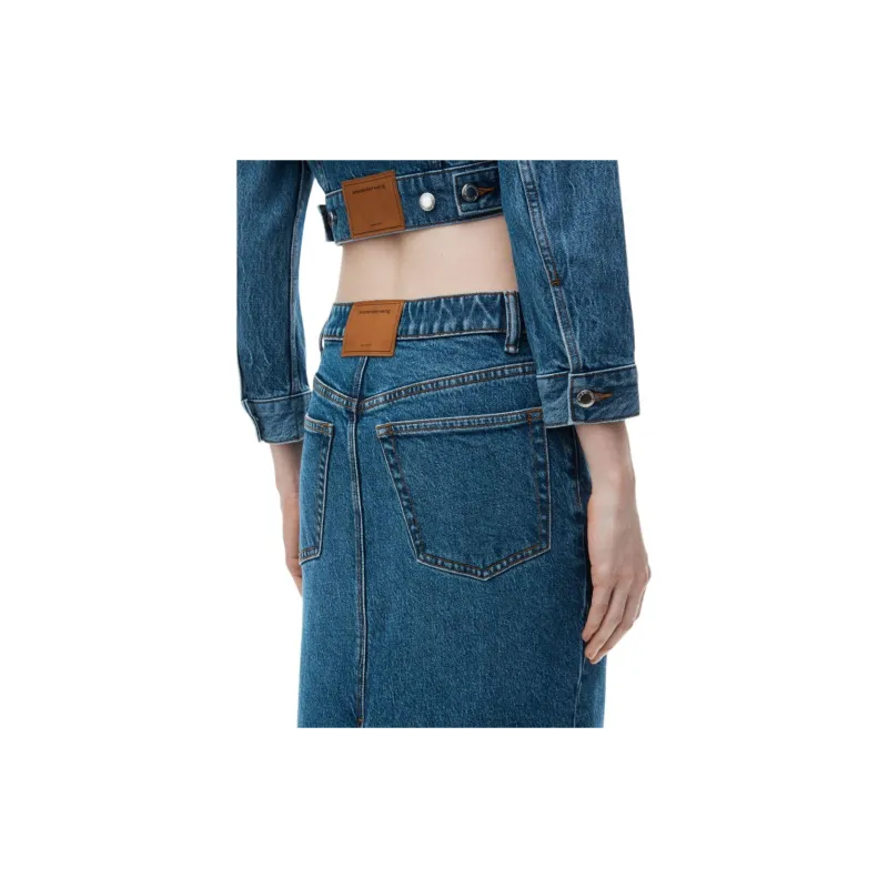 Alexander Wang Denim Midi Skirt-2