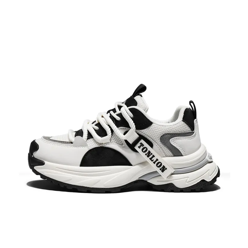 Tonlion Anti Slip And Wear Resistant Breathable Low Top Chunky Sneakers Women's-0