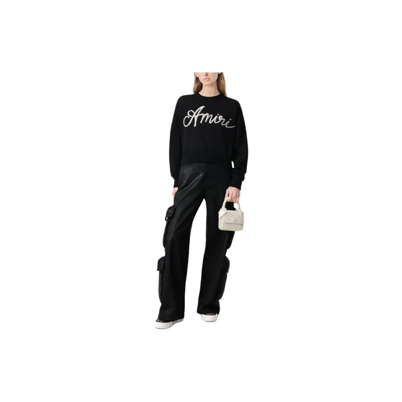 AMIRI Ma Swirl Crewneck Knit Jumper-3