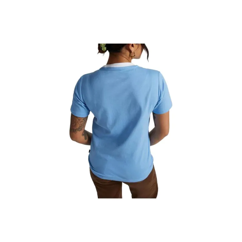 Converse Chuck Ringer T Shirt Women's Blue-3