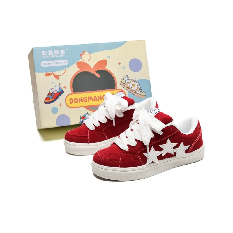 Anime Story Slip Resistant, Abrasion Resistant, Lightweight, Breathable Low Top Skateboard Shoes Unisex-68