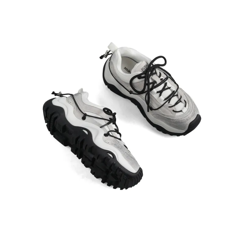 DOLIN COLLECTION Low Top Chunky Sneakers Athletic Shoes Women's Blue-6