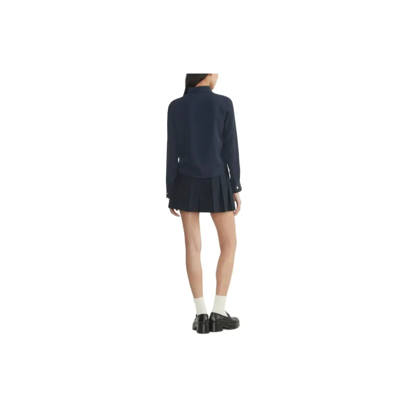 ARITZIA Sunday Best Panna Shirt Shirt Women's Admiral/Marine Blue-2