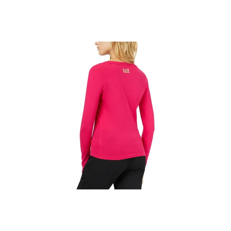 EMPORIO ARMANI T Shirts Women's Peach Pink-3