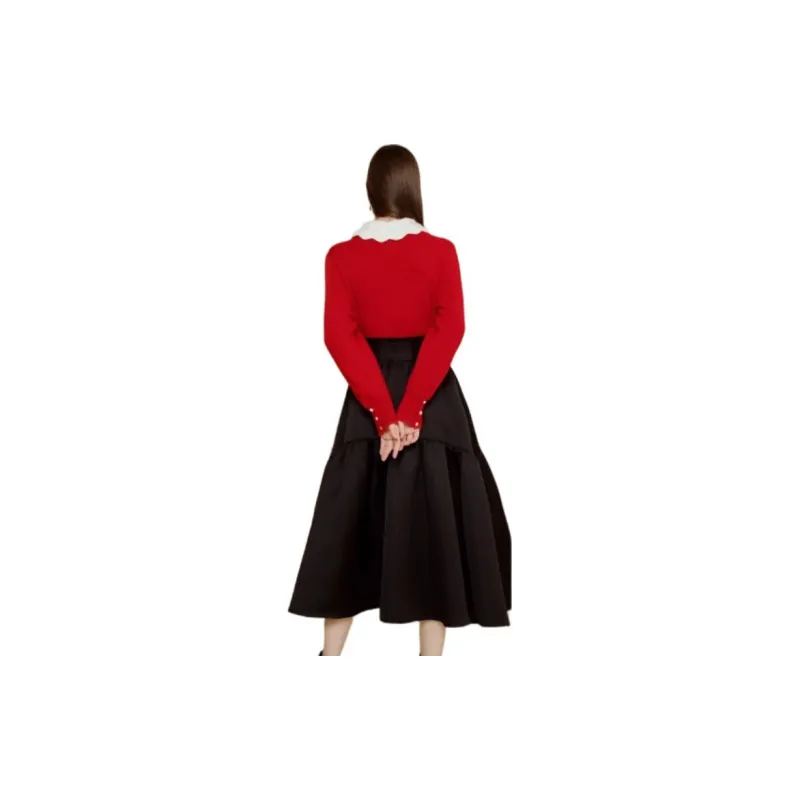 Caroline Sweaters Women's Red-2