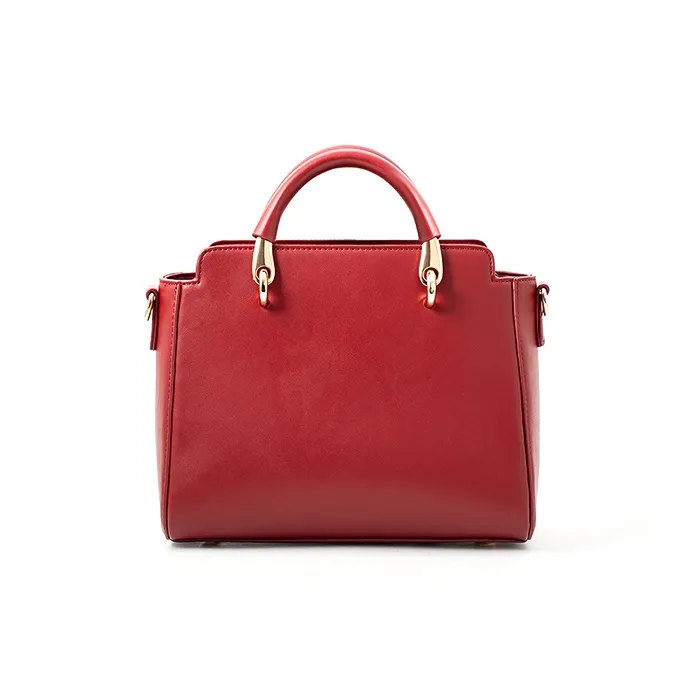 Vigno Synthetic Leather Kelly Bag Wedding Bag Shoulder Bag Crossbody Bag Handbag Regular Women's Red-10