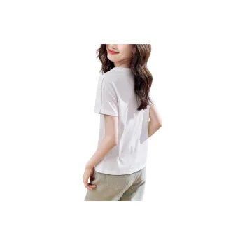 Mo Han Yi Mei T Shirt Women's Sunlight White