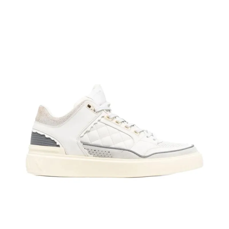BALMAIN B Court Lace Up Sneakers-1