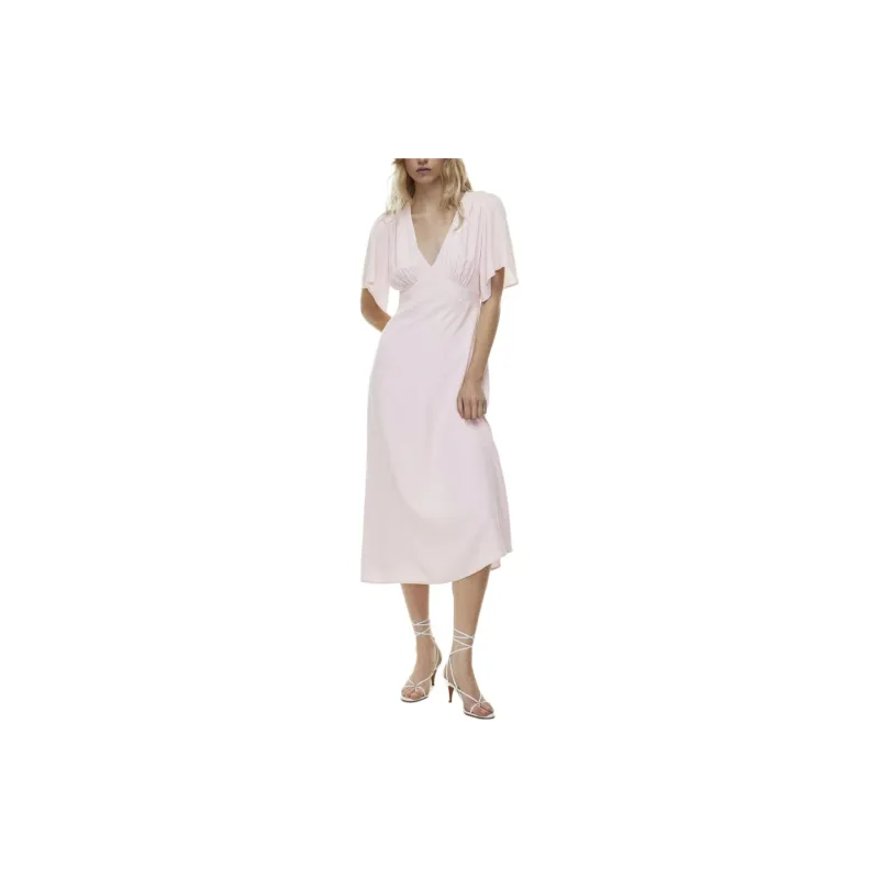 ARITZIA Little Moon Views Dress Short-Sleeved Dresses Women's Sugarplum Lilac/Sugar Plum Purple Lilac-2