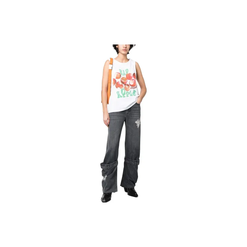JW Anderson Distressed Bucket Jeans-1