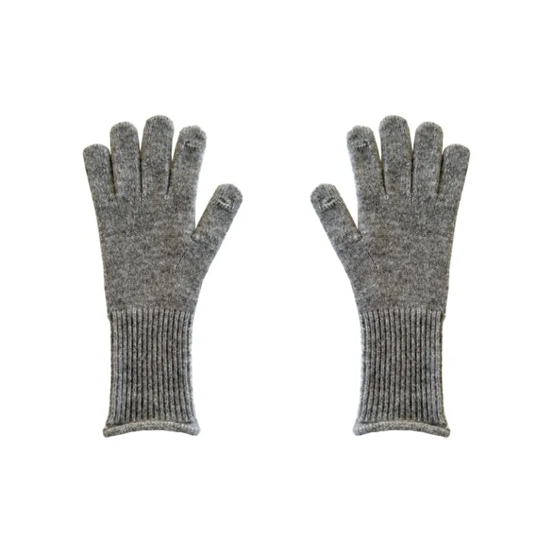 AAJF Wool Acrylic Knit Gloves Women's-14
