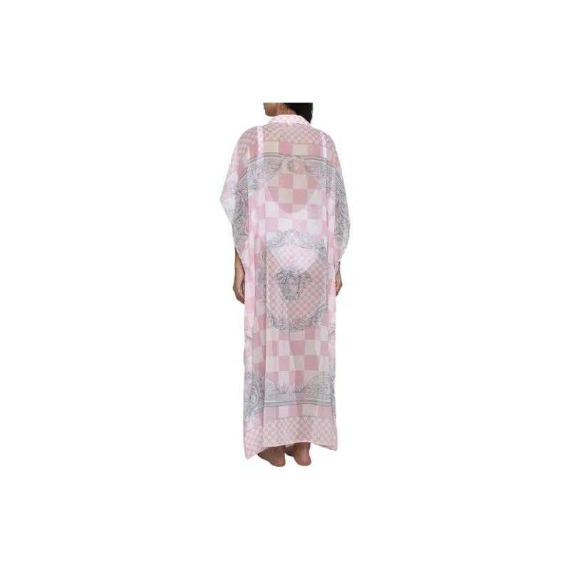 VERSACE Short-Sleeved Dresses Women's Pink-2