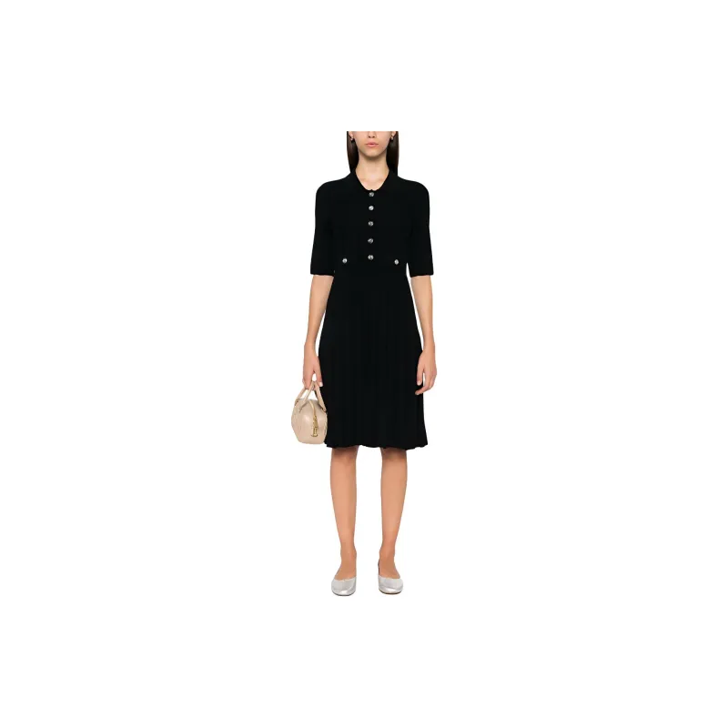 PINKO Ribbed knit Mini Dress-1