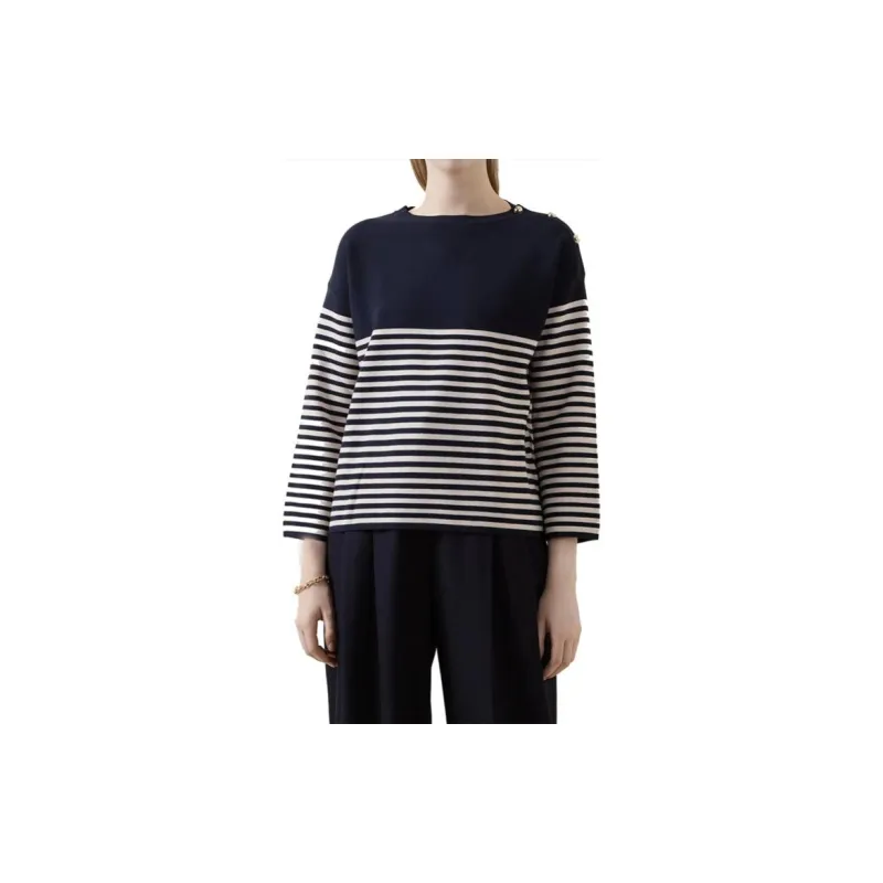 MaxMara Striped Long Sleeved Jumper-1