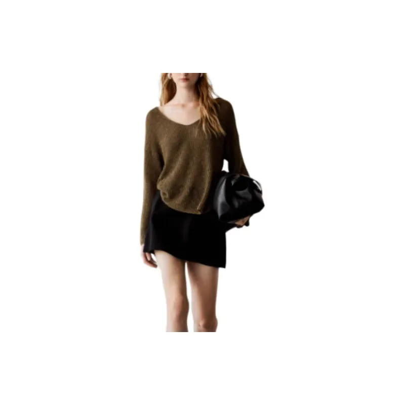 Massimo Dutti Knitwear Women's Green-4