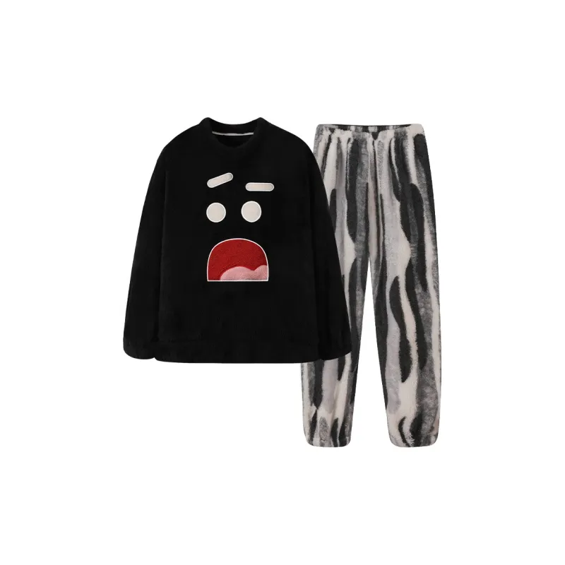 Maultiay Pajama Set Women's Black-0