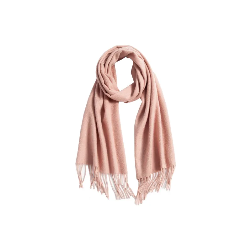 Shanghai Story 100% Cashmere Knit Scarves Unisex China Red Gift Box Set-5