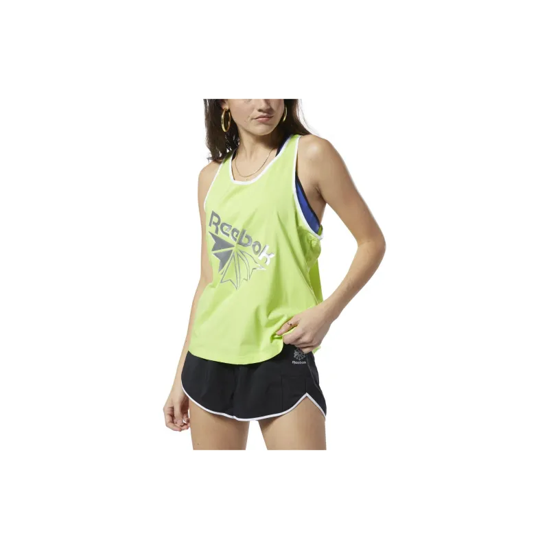 Reebok T-Shirt Women's Neon Stone Gray-2