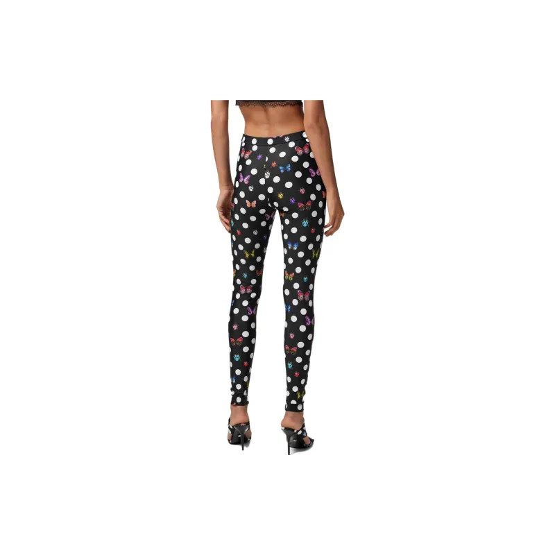 VERSACE Leggings Women's Black-3