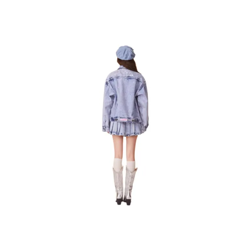 LALABOBO Jackets Coats Women's Medium Blue-1