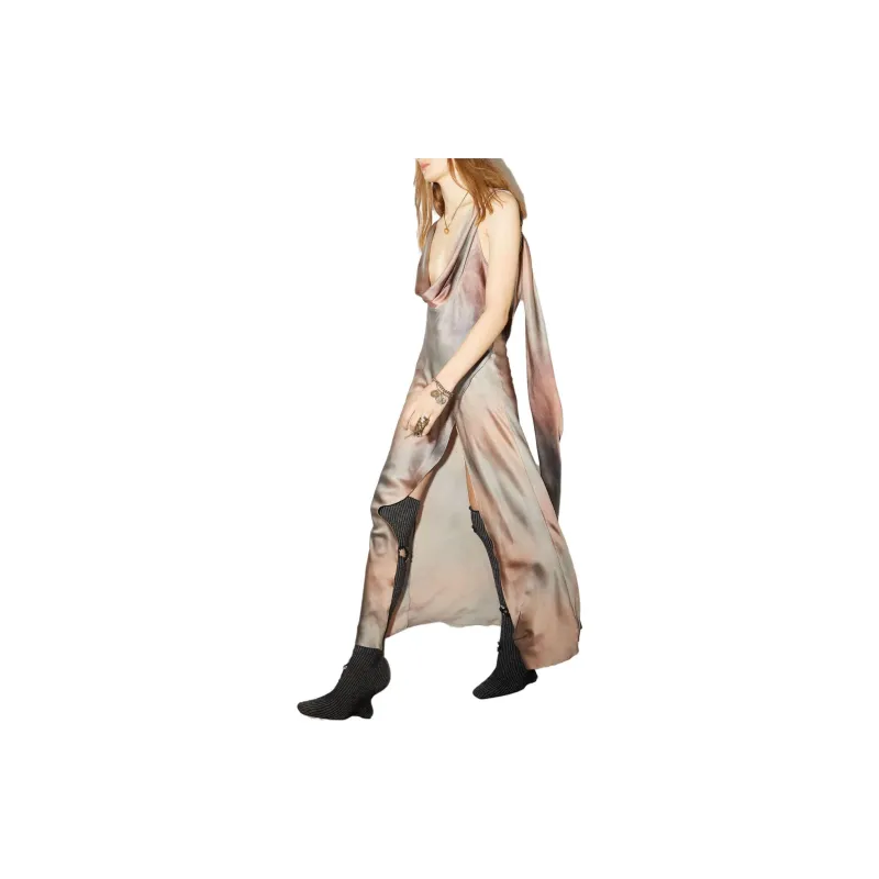 Acne Studios Sleeveless Dresses Women's Light Brown-4
