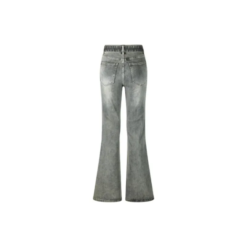 YINLEI Jeans Women's Nightfall Blue-1