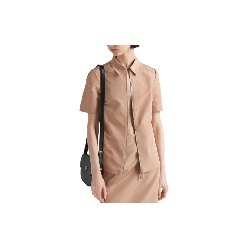 PRADA Short Sleeved Zipped Shirt-1