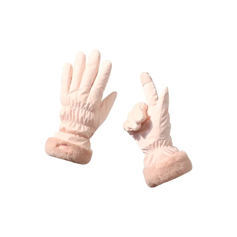 NANJIREN Thickened Warm Gloves Women's-6