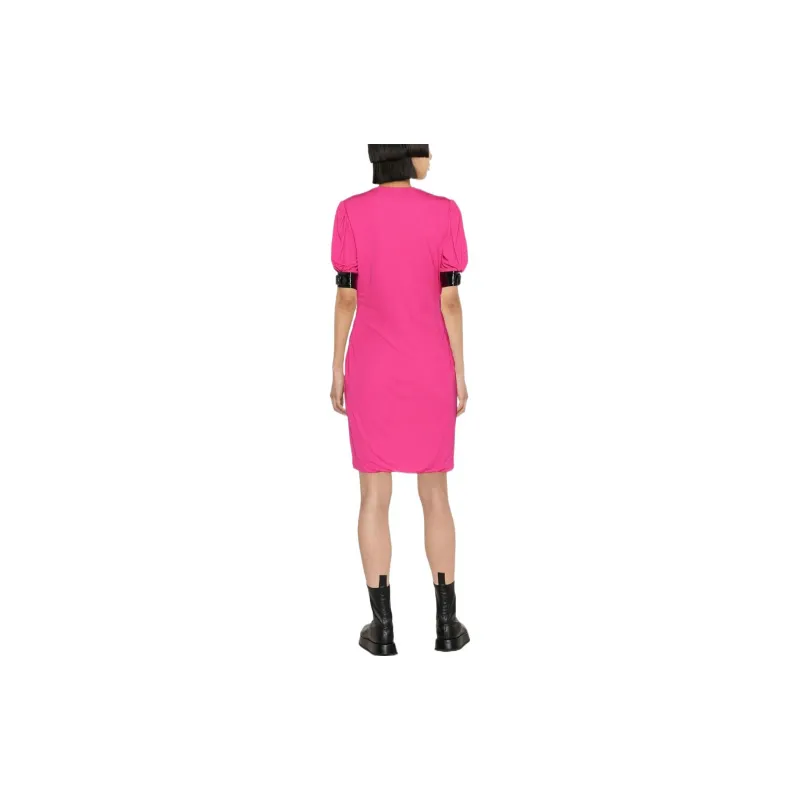 MOSCHINO Short-Sleeved Dresses Women's Rose Red-2