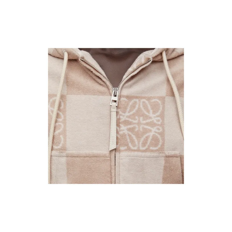 LOEWE Paula's Ibiza Cropped Hoodie 'Tosca Beige'-3
