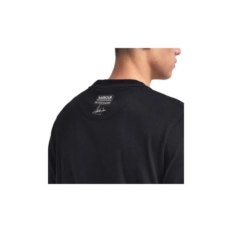 BARBOUR International Graphic Printed T Shirt-5