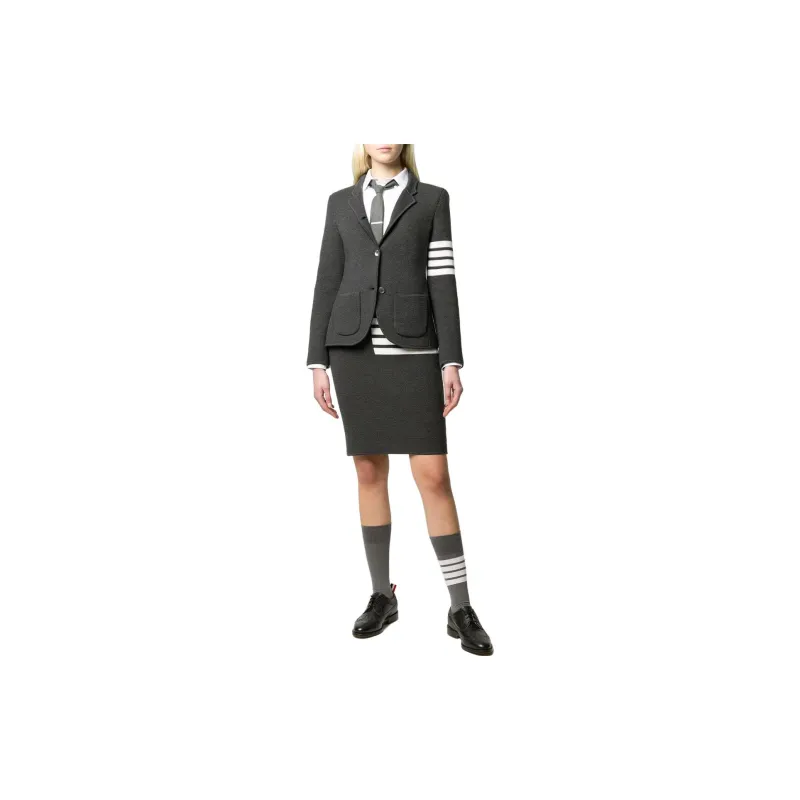 THOM BROWNE 4-Bar Merino Jacket-1