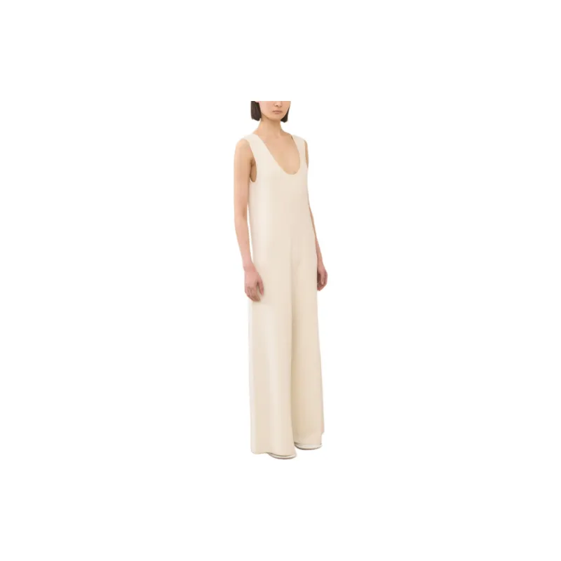 Lauren Manoogian DOUBLE KNIT JUMPSUIT Jumpsuit Women's BONE/Bone-3