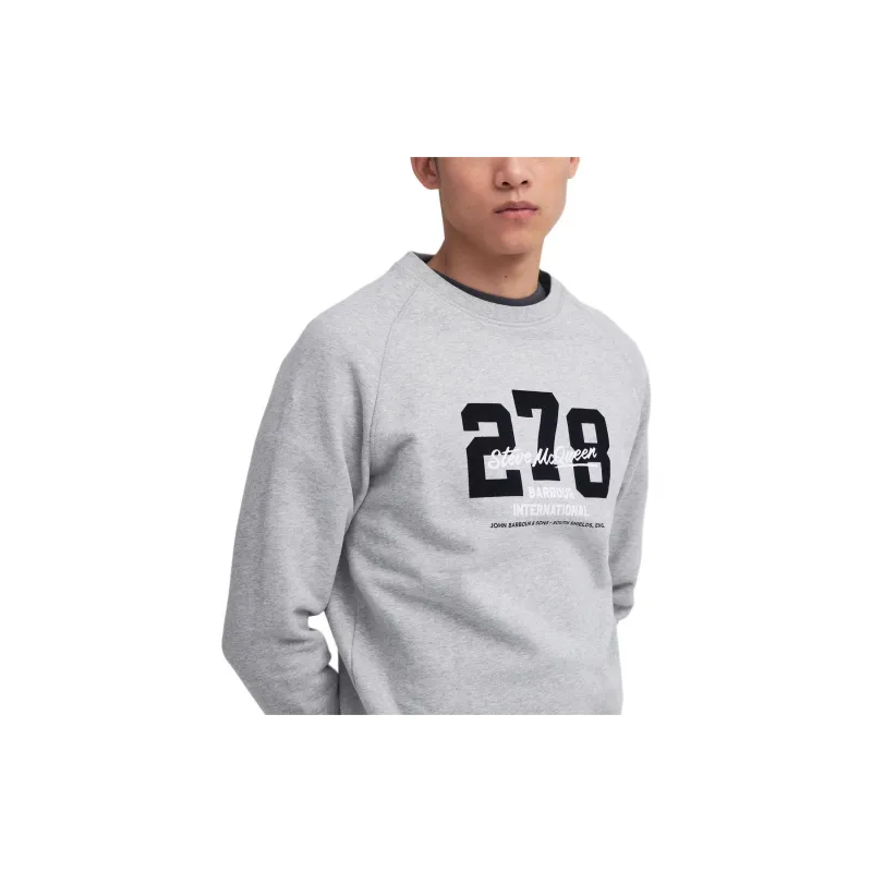 BARBOUR SS24 Sweatshirt Men's Medium Gray-4