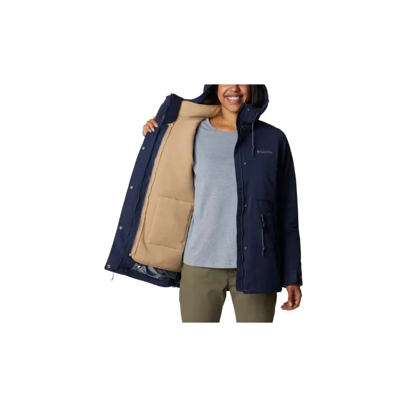 Columbia Drop Ridge Windbreaker Jackets Women's Navy Blue-6