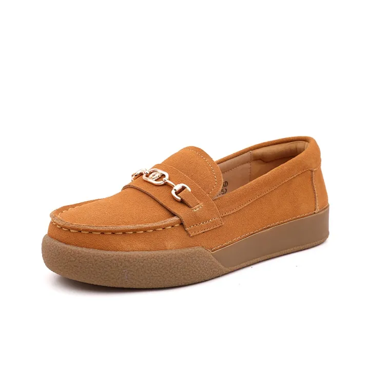HANG TEN Loafers Women's Yellow Brown/Sand-1