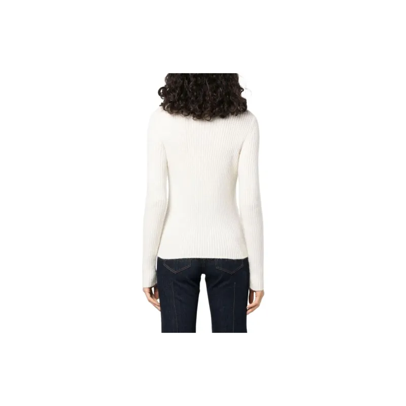 SAINT LAURENT Ribbed knit Roll neck Sweater-3