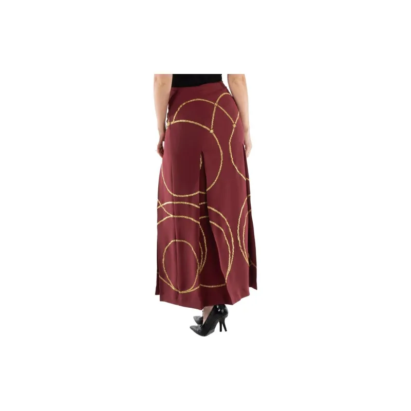 Burberry Casual Long Skirts Women's Red-3