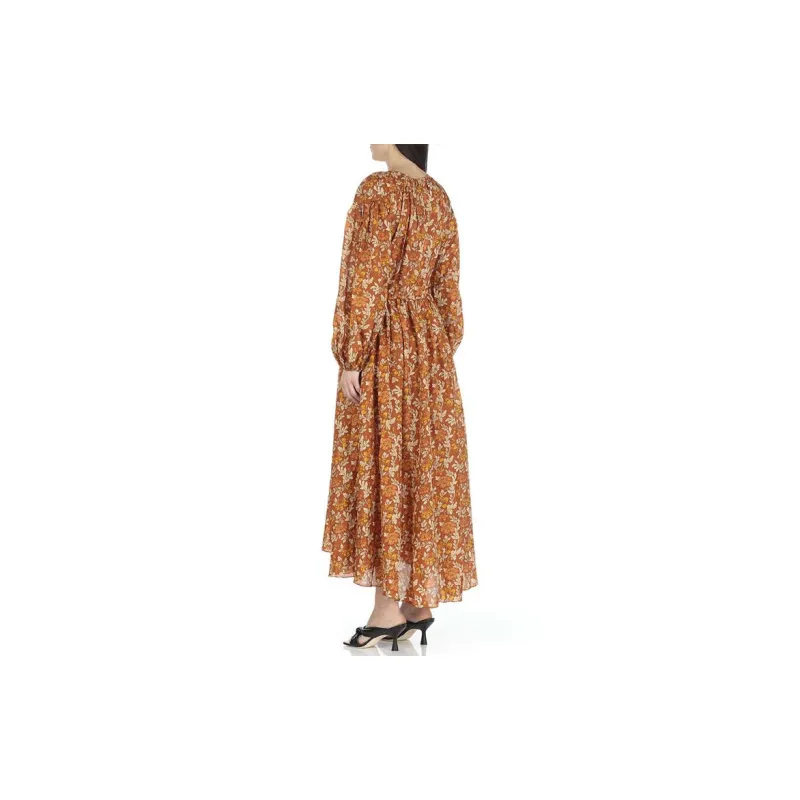 Zimmermann Long-Sleeved Dresses Women's Brown-2
