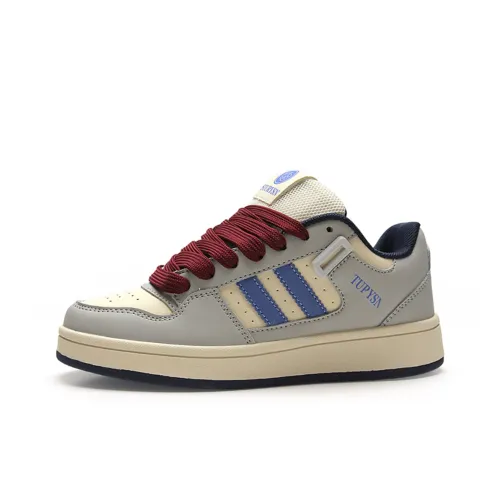 LIANGHUO Cushioning, Impact Resistance, Abrasion Resistant, Slip Resistant Low Top Skateboard Shoes Unisex Beige Blue