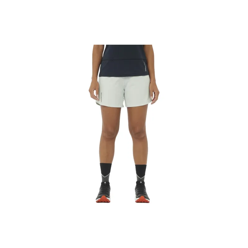 SALOMON CROSS 5' Casual Shorts Women's Mist Blue-2