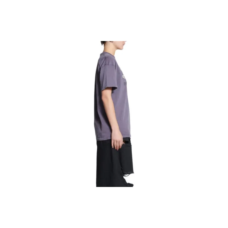 Balenciaga T Shirt 'Burgundy'-4