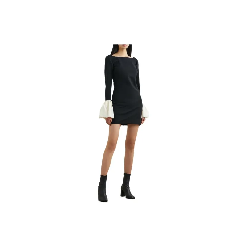 Staud Hawthorne Two tone Minidress-2